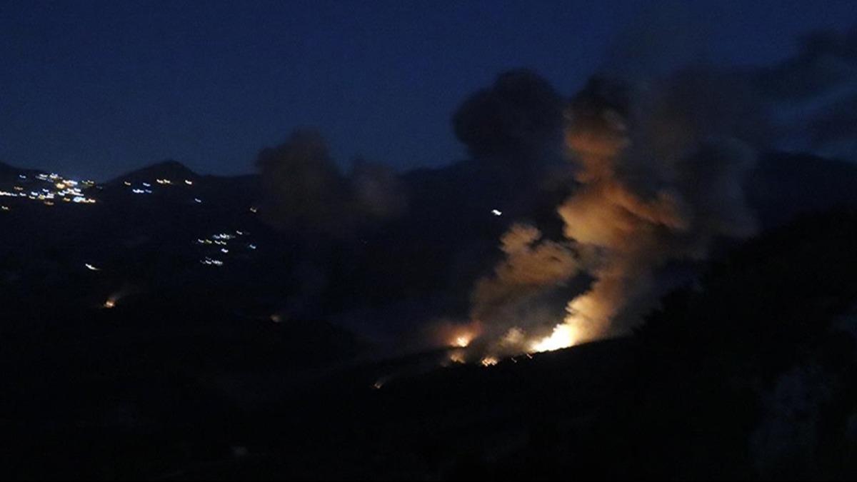 galci srail F-16'larla saldrd: Lbnan'n gneyini hedef altnda