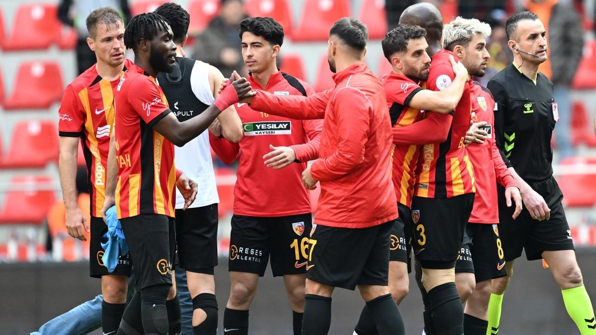 Kayserispor ligde 17. srada kald 