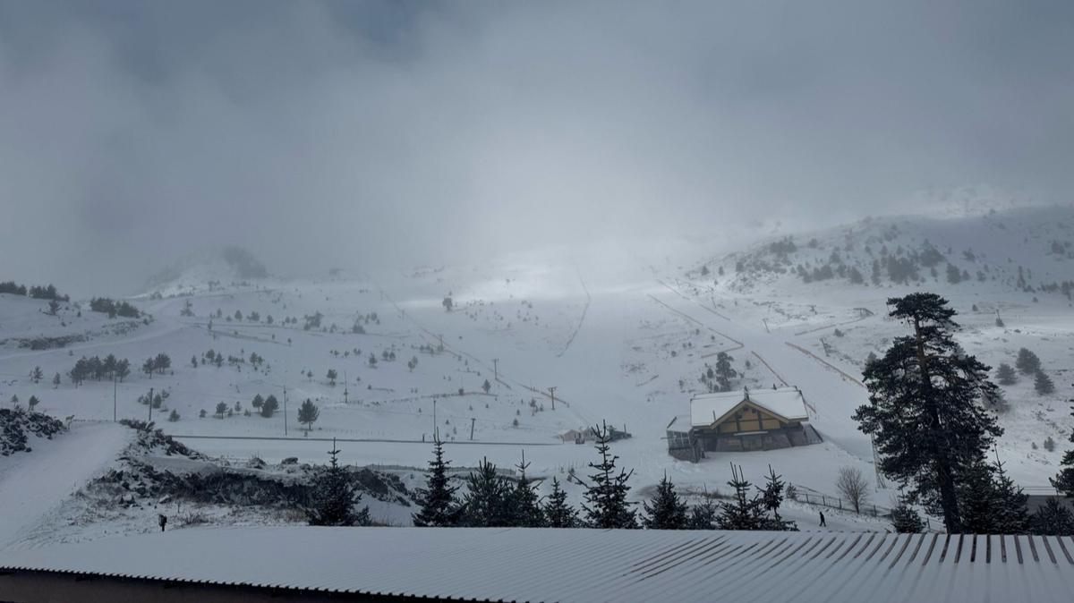 Bolu'da kar ya etkili oldu