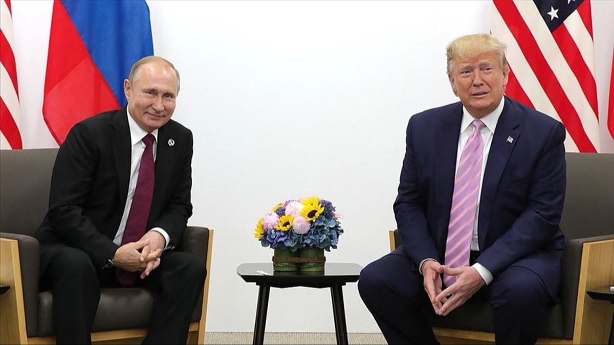 Trump'tan Putin ile telefon grmesi ncesi aklama