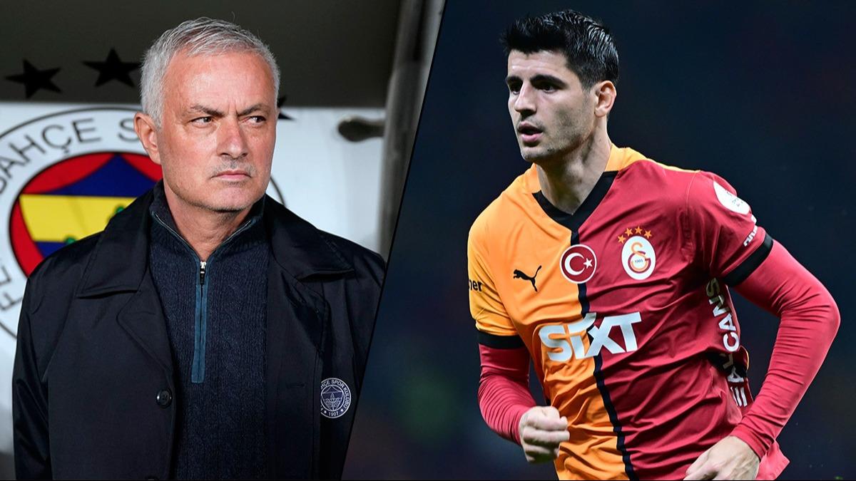 Alvaro Morata'dan dikkat eken Jose Mourinho aklamas! ''Ona ok byk saygm var ama''