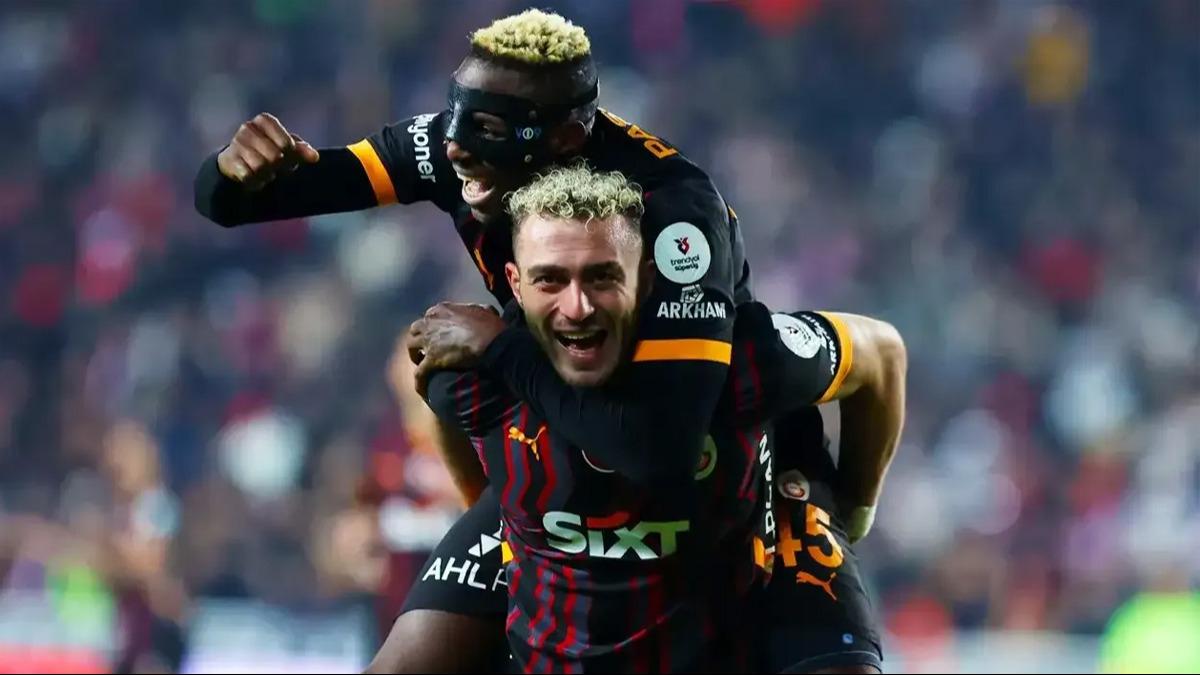 Galatasaray'n sper ikilisi Osimhen ve Bar Alper Ylmaz