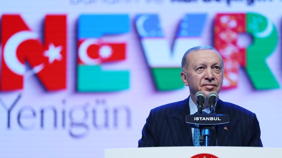 Cumhurbakan Erdoan'dan 21 Mart Nevruz Bayram paylam