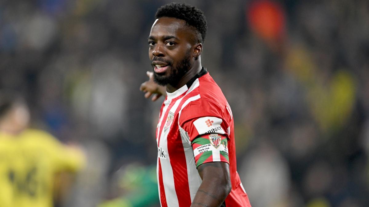 Galatasaray'dan yln bombas! Aslan, Inaki Williams'n peinde