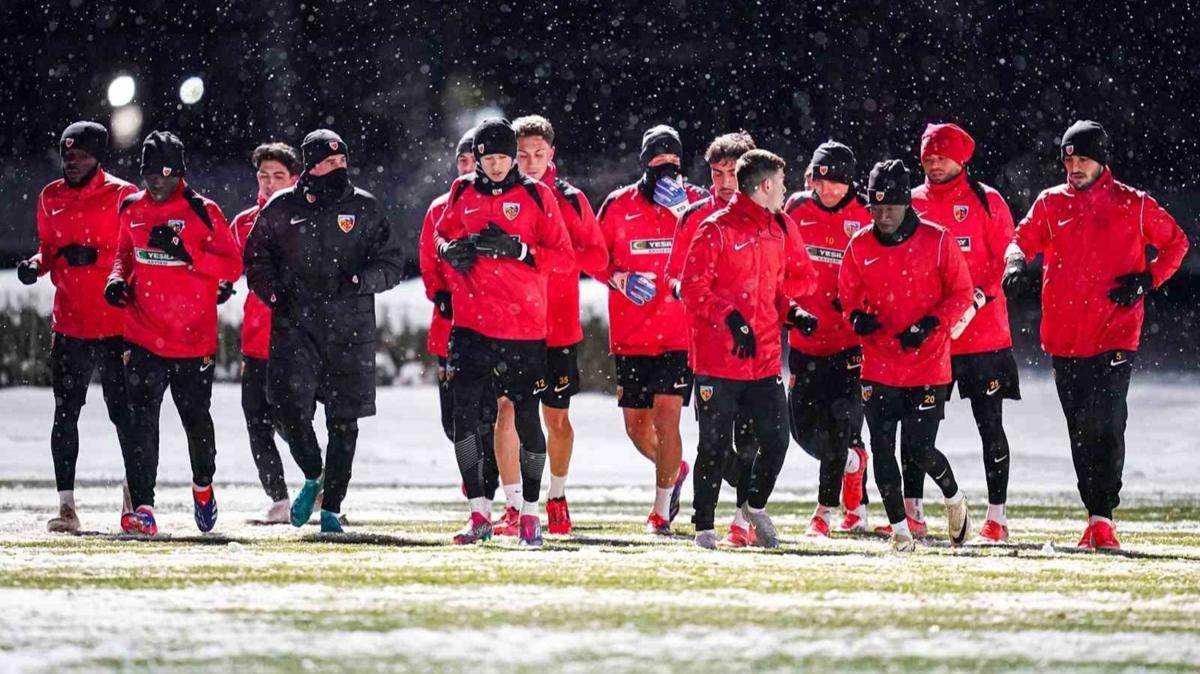 Kayserispor, Hatayspor'a hazrlanyor 