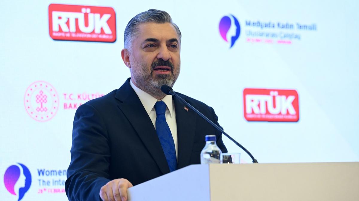RTÜK Başkanı Şahin: Kadına yönelik şiddette medyanın rolü çok büyük | STAR