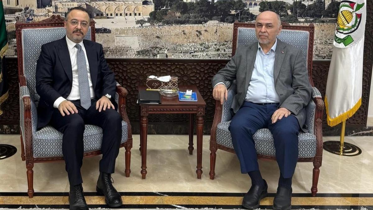 Dileri Bakan Yardmcs Ylmaz, Hamas ura Meclisi Bakan smail ile Doha'da bir araya geldi