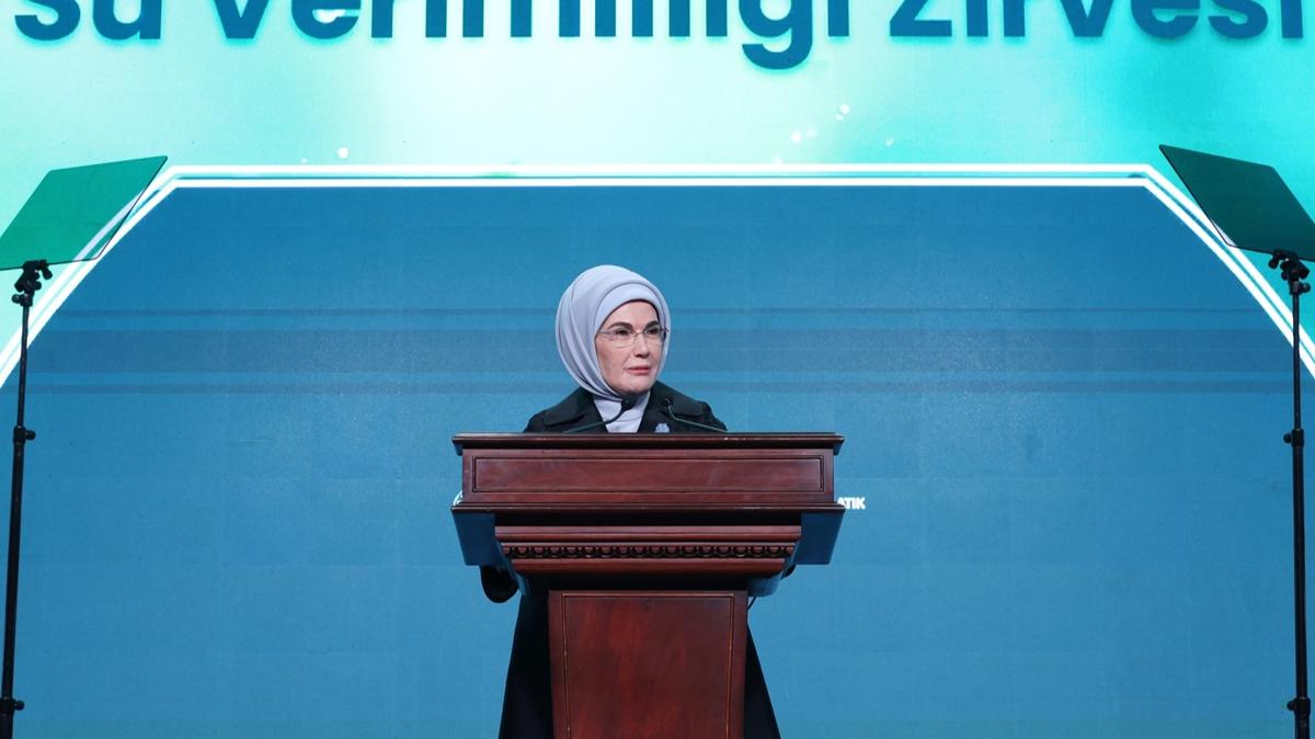 Emine Erdoan: Yediden yetmie herkesi, su seferberliinde yerini almaya davet ediyorum