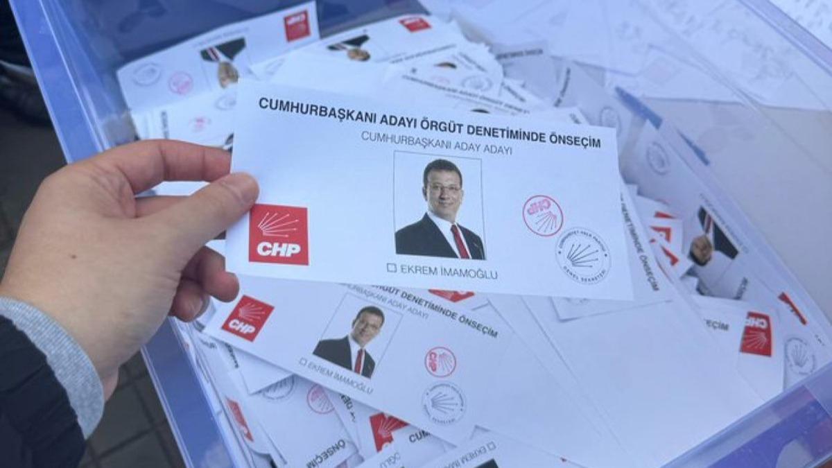 CHP'nin n seiminde ''Bakan Erdoan'' kt