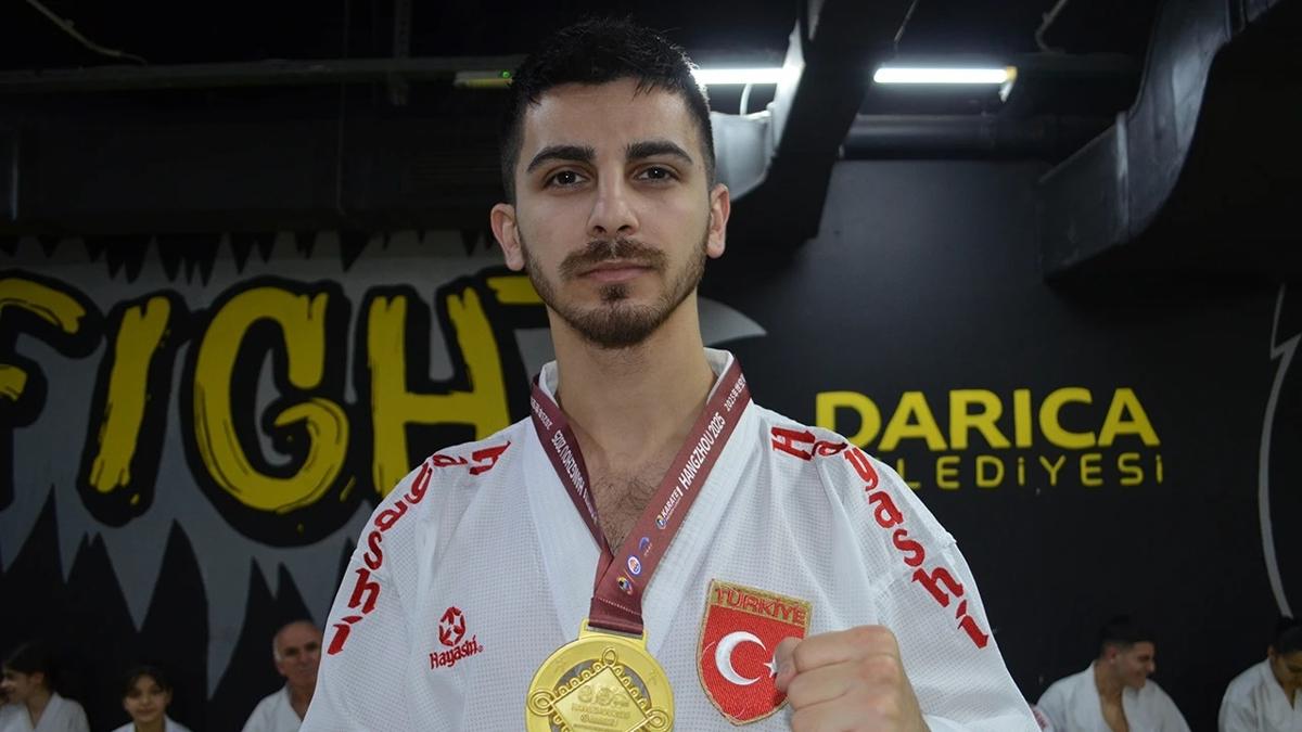 Milli karateci Eray amdan, dnya ampiyonluunu hedefliyor