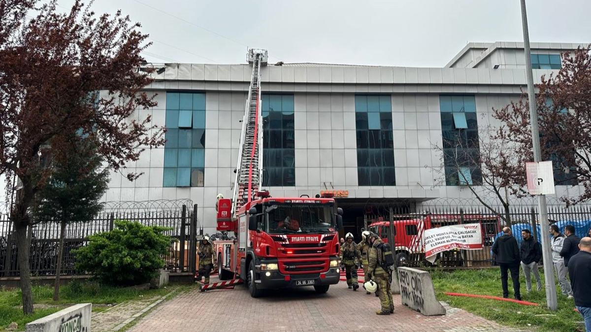 Baakehir'de sanayi sitesinde yangn