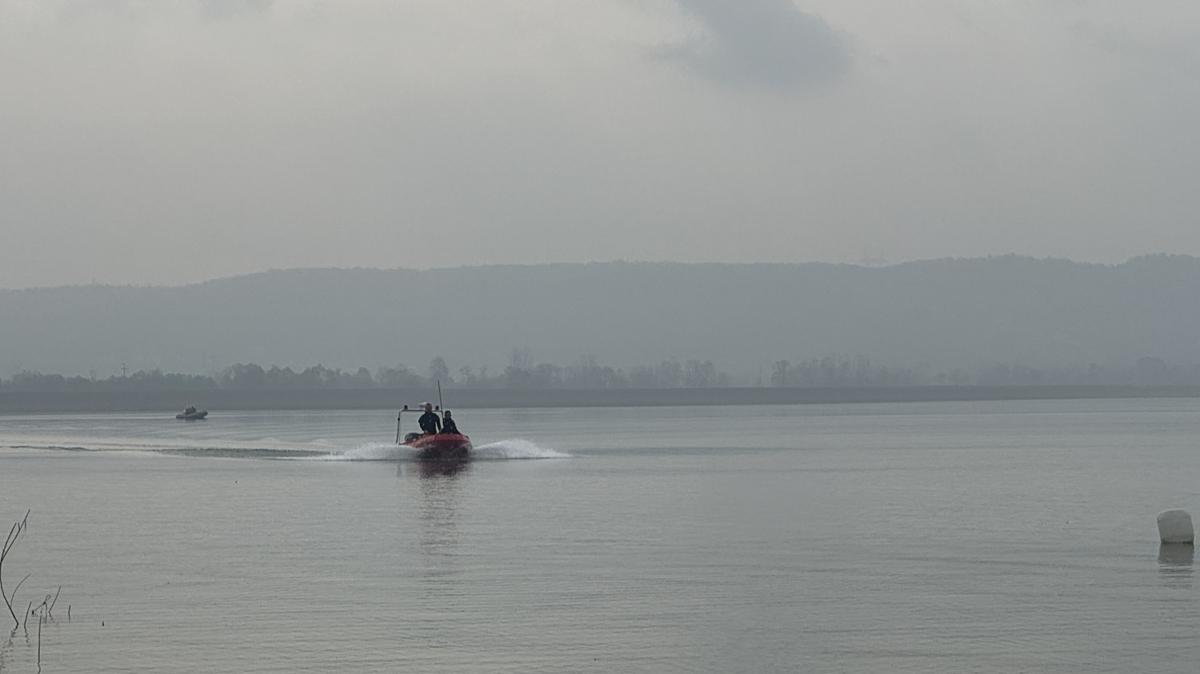 Glde kaybolan sporcuyu arama almas sryor