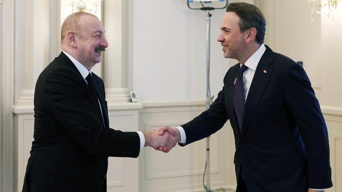 Bakan Bayraktar, Aliyev ile grt