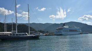 Marmaris'e sezonun ilk kruvaziyeri