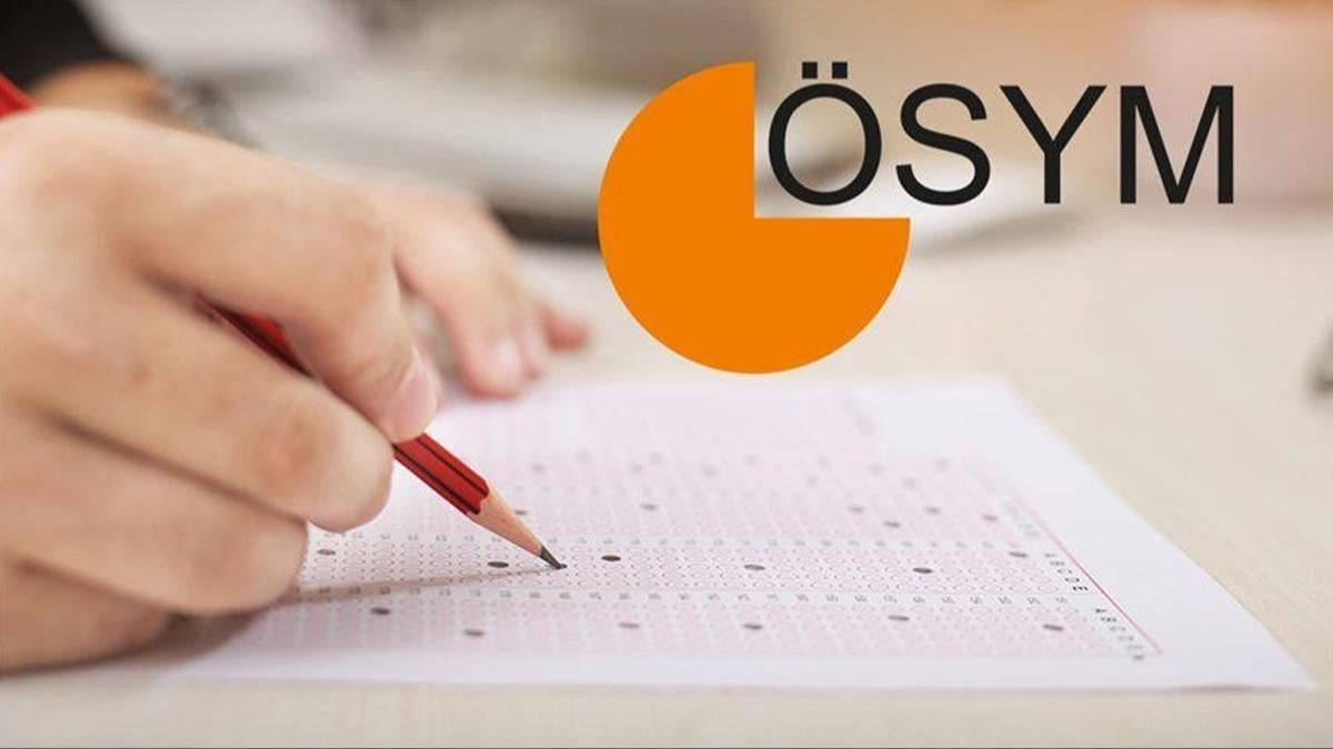 ÖSYM'den hafta sonu için duyurdu: İki sınav yapılacak