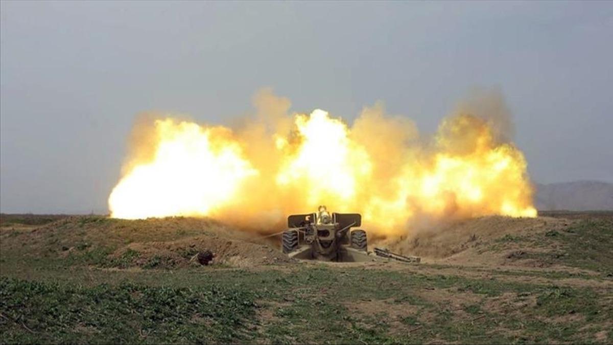 Ermenistan'dan Azerbaycan mevzilerine saldr