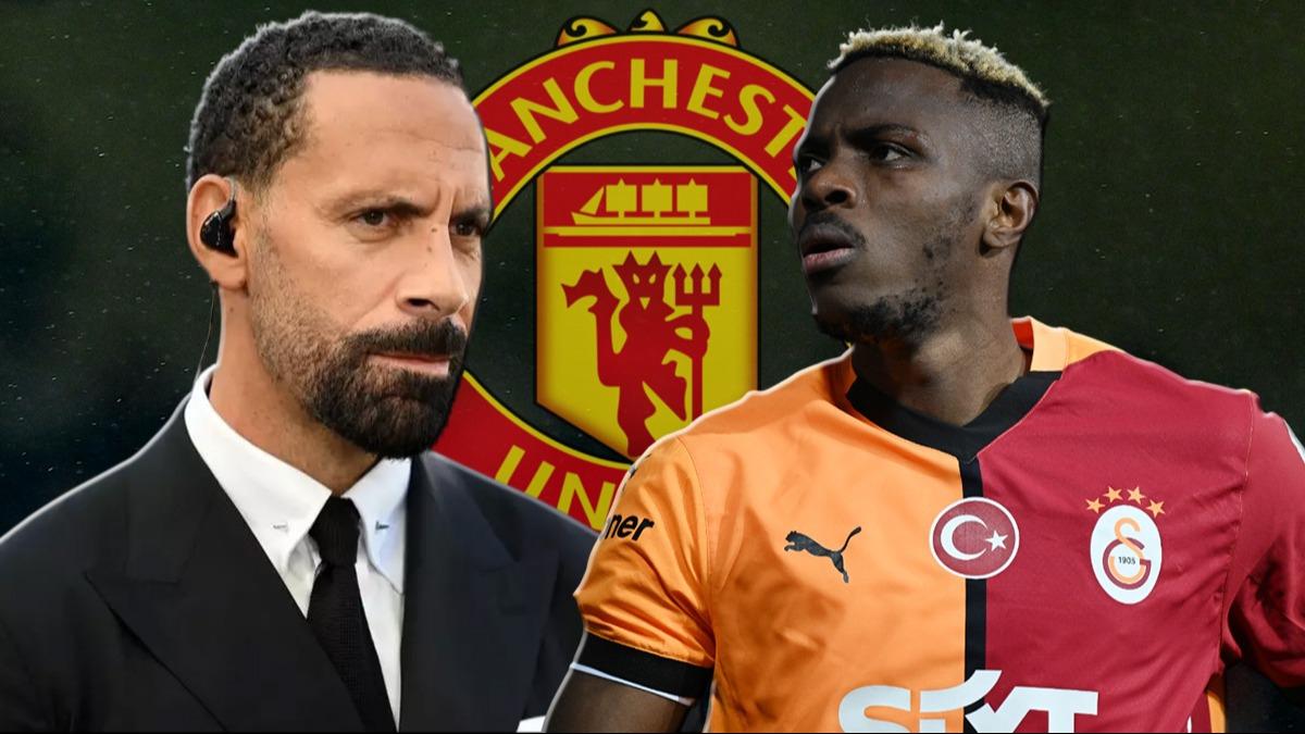 Rio Ferdinand'dan Manchester United'a transfer tavsiyesi! ''Victor Osimhen'e ihtiyacmz var''