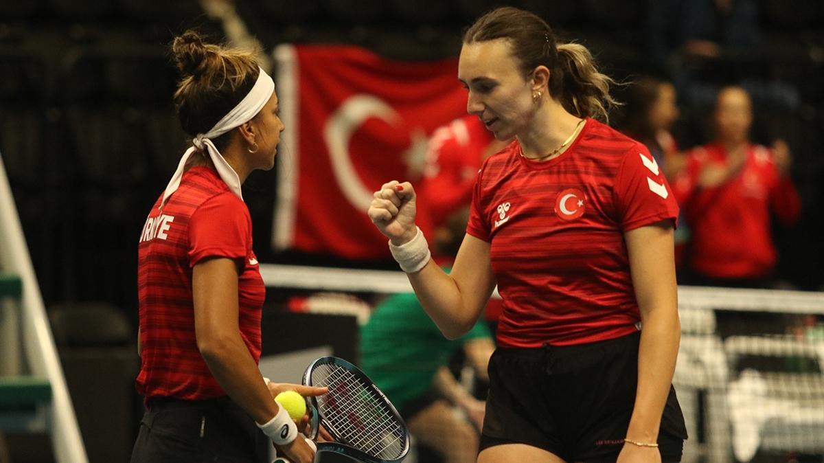 Milli tenisiler, Fransa karsnda galip geldi