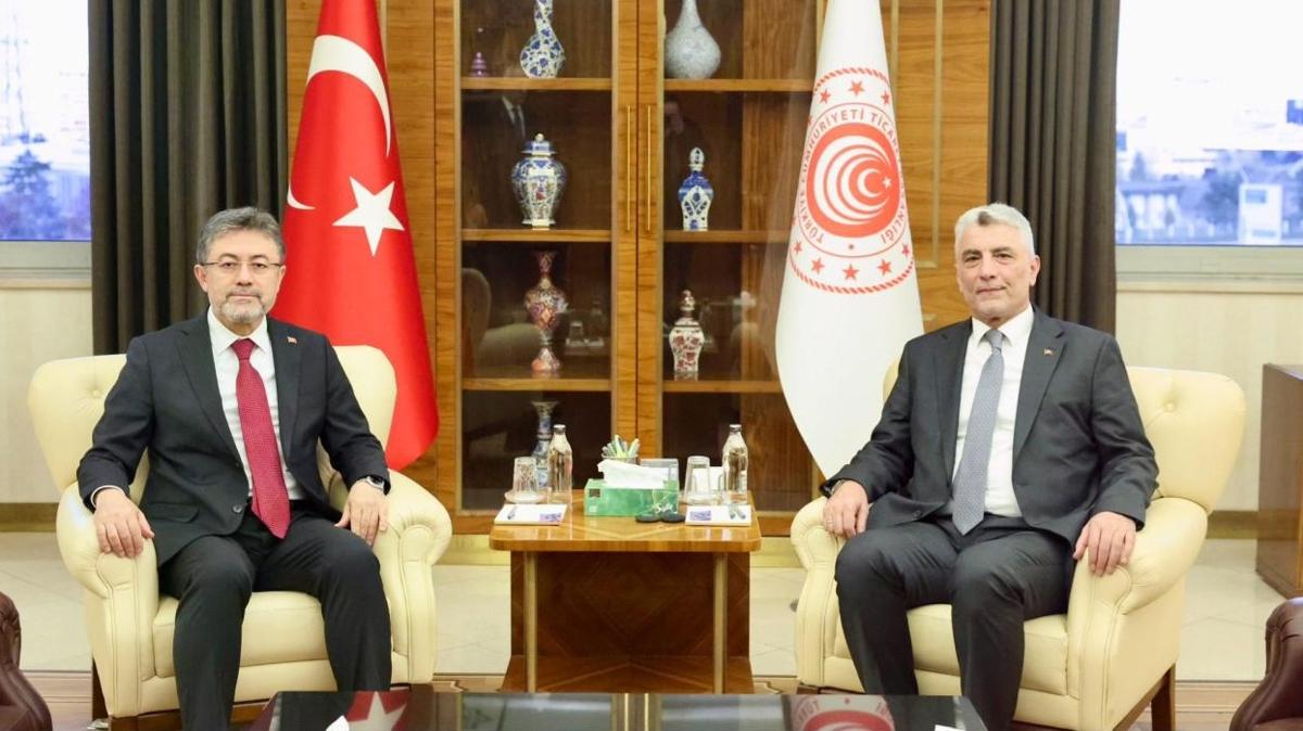 Bakan Bolat ve Bakan Yumakl bir araya geldi! iftilere ynelik destekler konuuldu