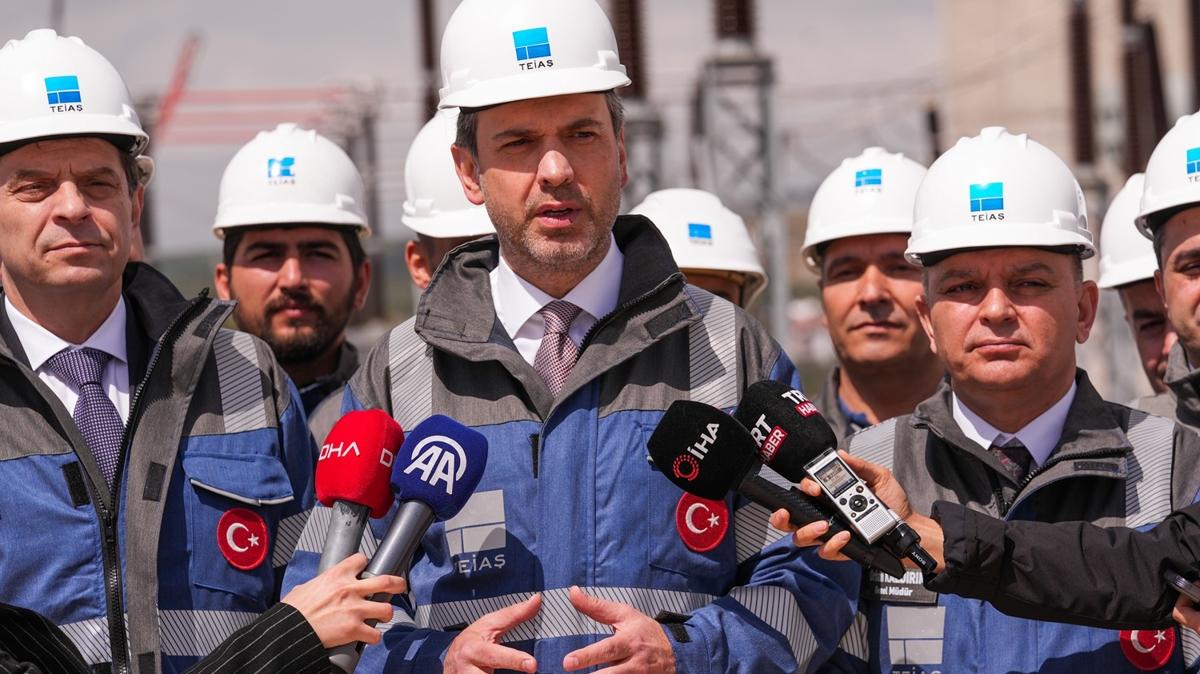 Trkiye'nin elektrik iletim ve datm hatlarnda kesintiye neden olacak sorun bulunmuyor