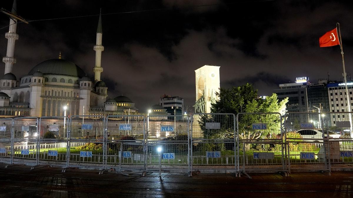 stanbul'da 1 Mays nlemleri: te kapatlan baz meydanlar ve alanlar 