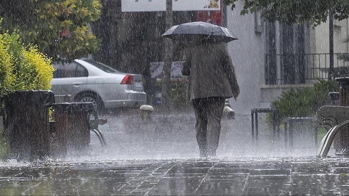 Meteoroloji'den baz iller iin uyar! Kuvvetli ya bekleniyor