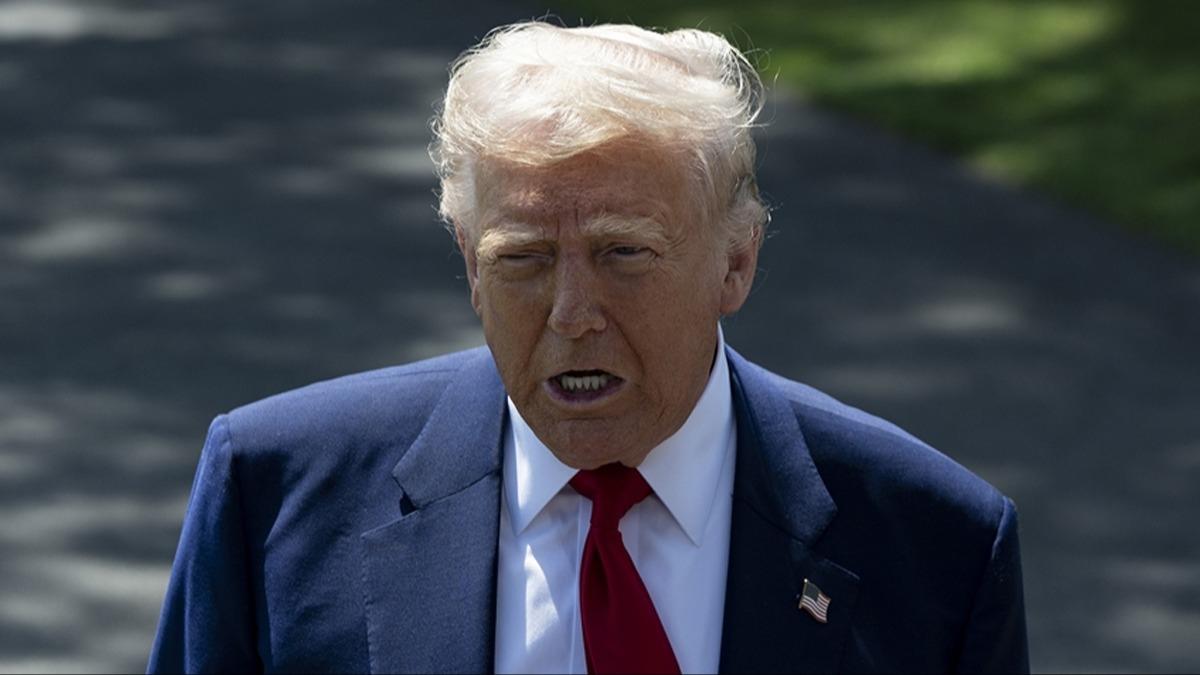 Trump'tan dnyaya ran tehdidi! Yaptrm uygulanacak 