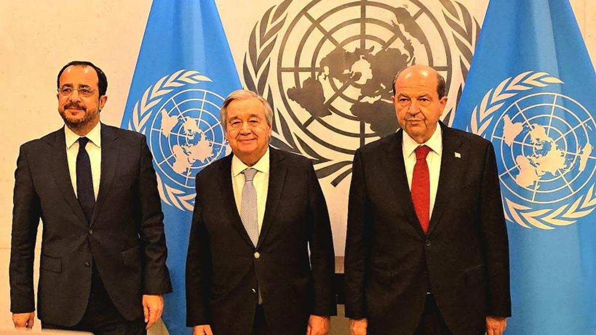 Trk gereini ilerine sindiremediler! Rumlar deil Guterres'i destekleyin