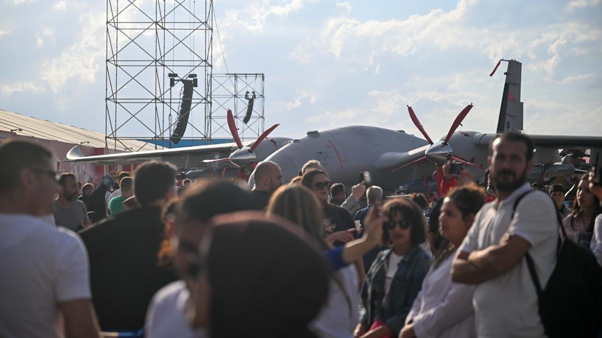 TEKNOFEST KKTC ilk gnnde 62 bin ziyaretiyi arlad
