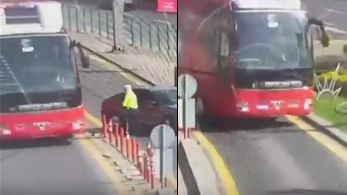 Arac polisin zerine srmt! CHP'nin otobs ofr: Vekiller 'durma' dedi