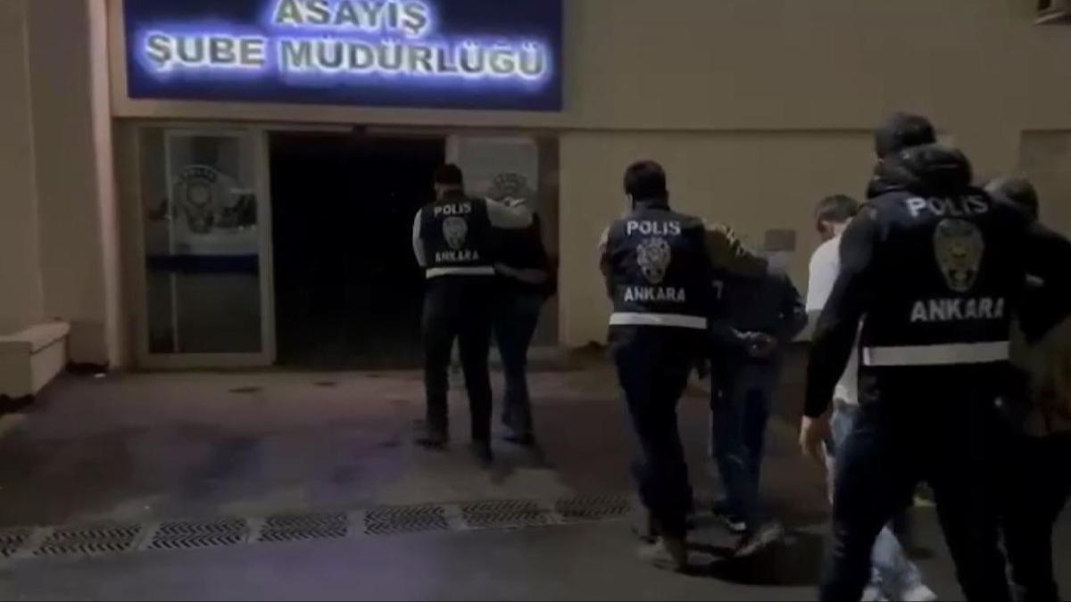 Ankara'da kumar operasyonunda 15 pheli yakaland