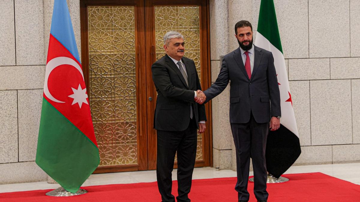 Suriye Cumhurbakan ara, am'da Azerbaycanl st dzey heyeti kabul etti