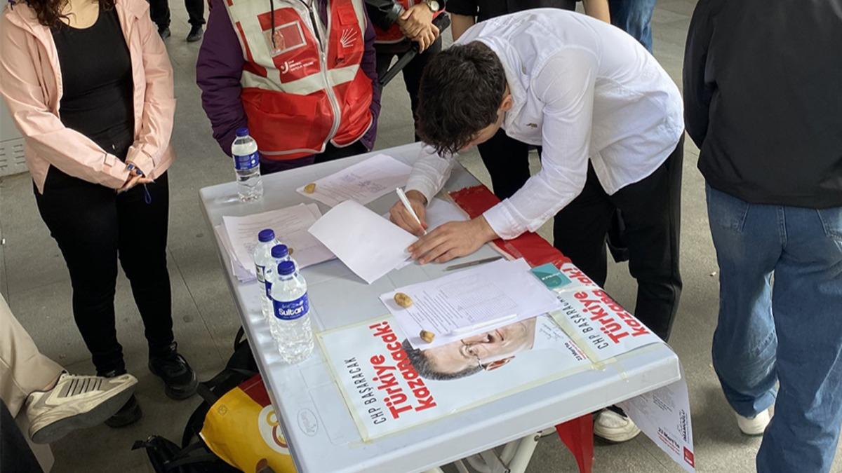 CHP'nin imza kampanyas ''Ali Cengiz'' oyununa dnd!