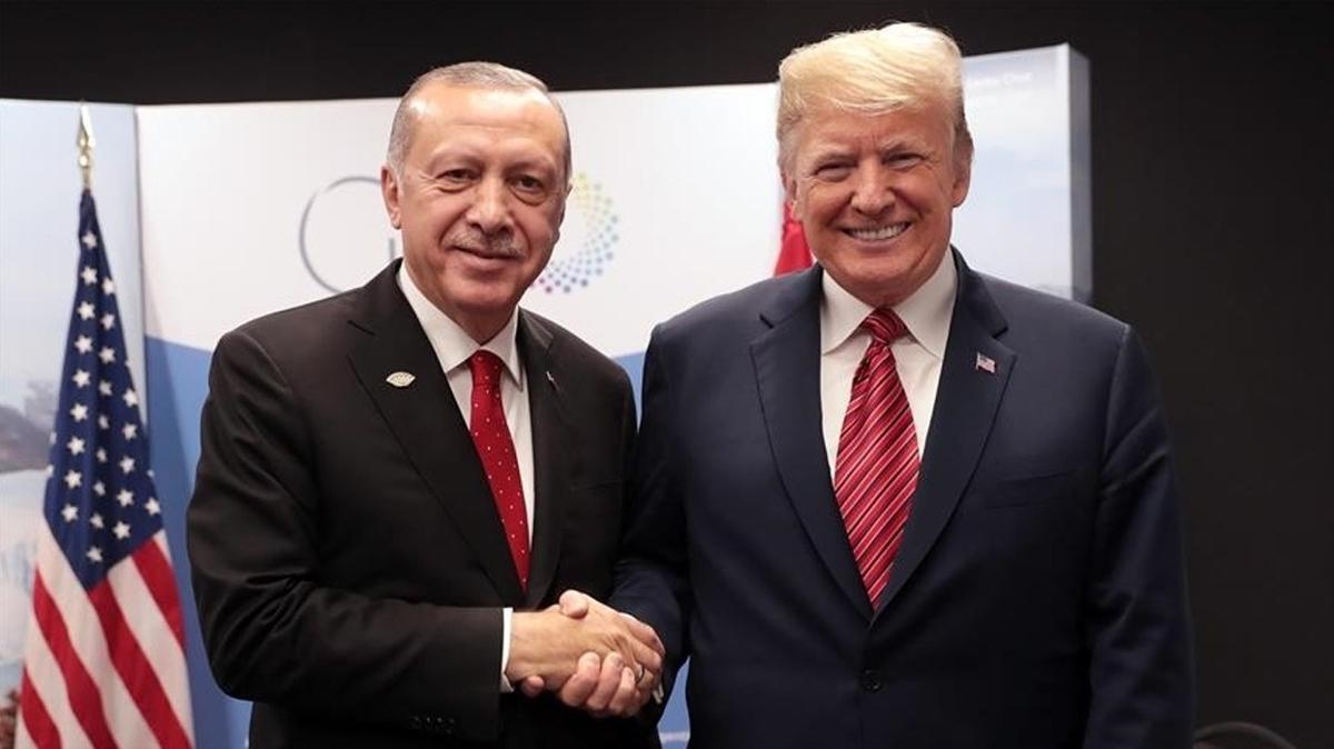 Bakan Erdoan Trump ile grt... ''Ksa srede bir araya gelmeyi mit ediyorum''