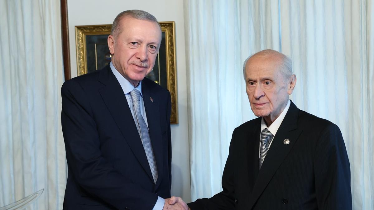 117 gn sonra ilk grme! Cumhurbakan Erdoan, Baheli'yi konutunda ziyaret etti