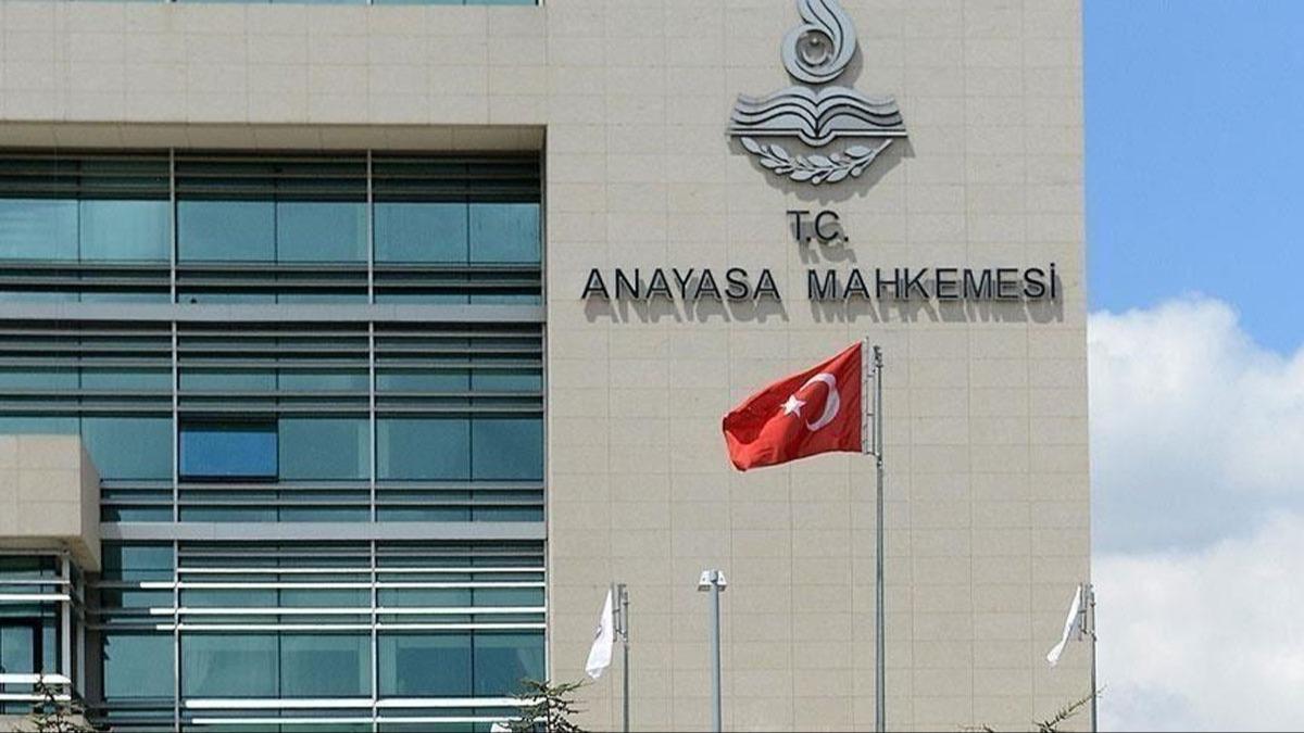 CHP'nin iptal talebine AYM'den ret!