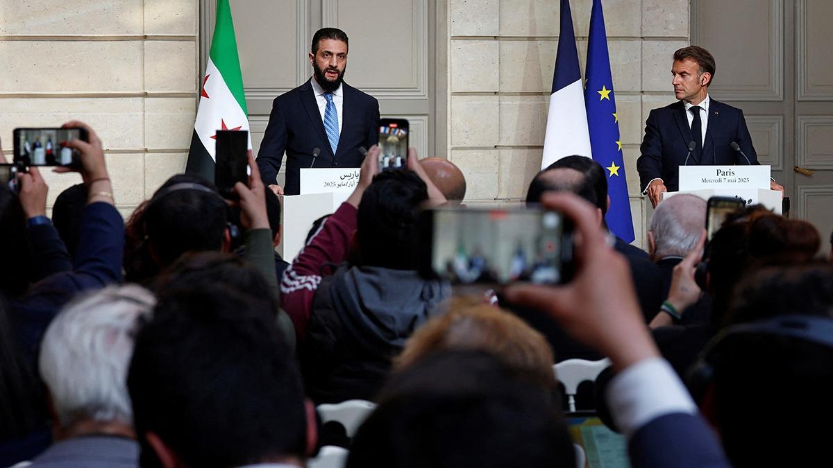 Ahmed ara'dan Macron'un teklifine ret: Geleceimiz uzak lkelerin bakentlerinde belirlenmeyecek