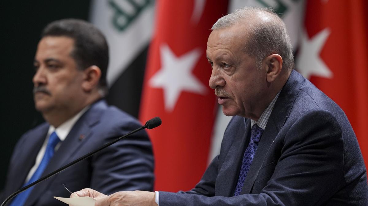 Cumhurbakan Erdoan'dan net mesaj: Blgemizde terre yer yok
