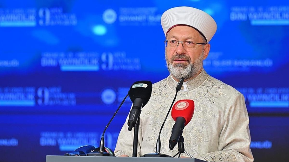 Diyanet leri Bakan Erba: Din eitimi kymetli bir imkandr