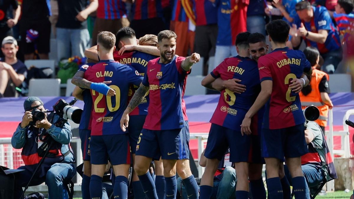 El Clasico'da Barcelona rzgar! ampiyonlua 1 adm kald