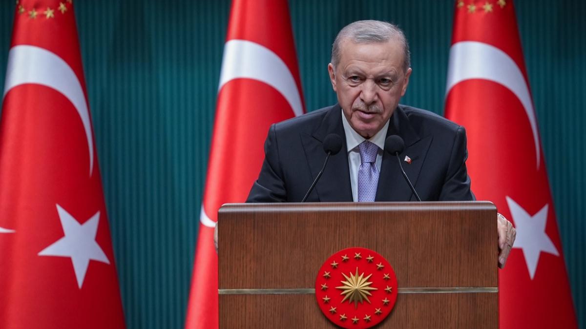 Cumhurbakan Erdoan'dan terrsz Trkiye mesaj... ''Kazanan milletimiz ve memleketimiz olacak''