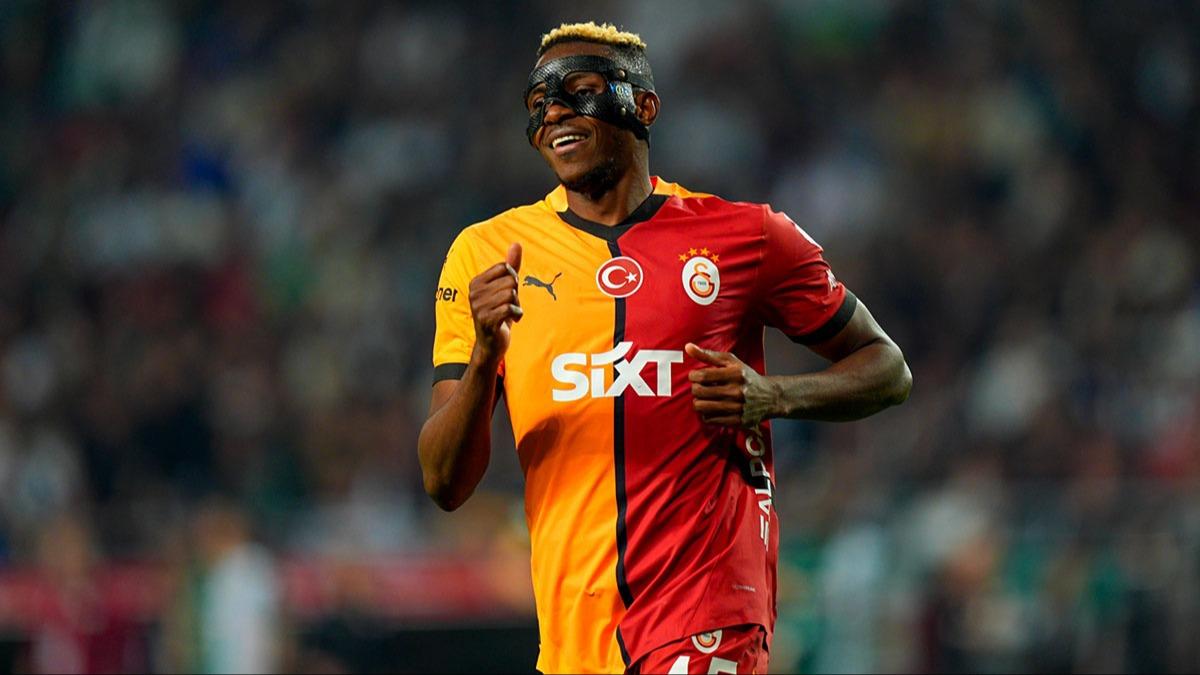 Galatasaray taraftar lgna dnd! Victor Osimhen iin kampanya balatld
