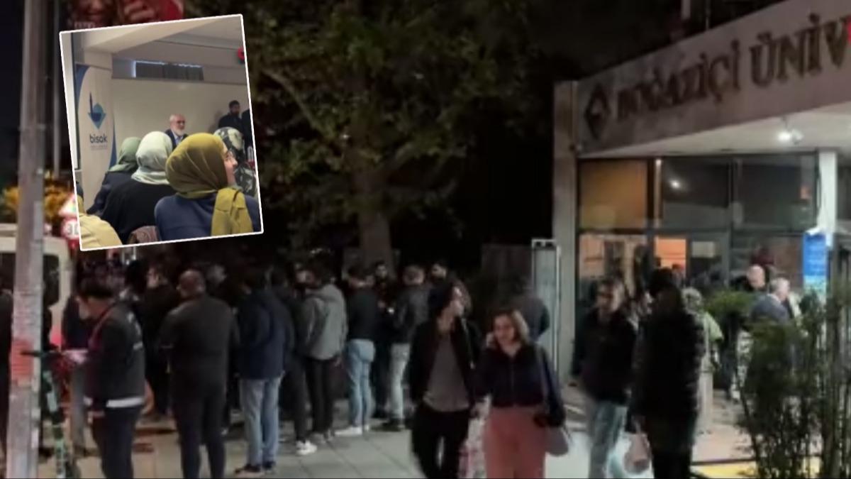 Boazii niversitesi'nde provokasyon! ok sayda kii gzaltna alnd