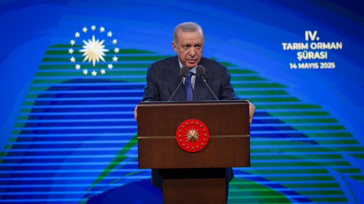 Bakan Erdoan aklamt.... Tarm Orman uras Sonu Bildirgesi akland