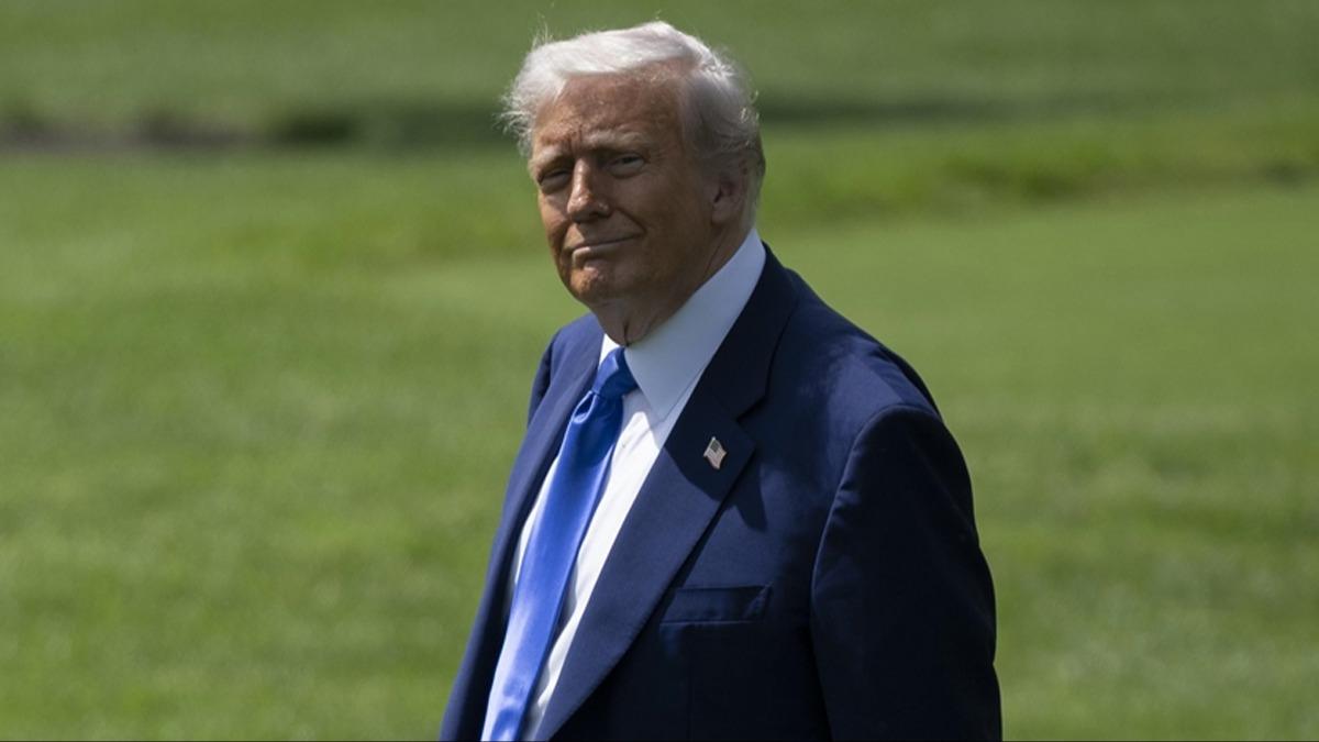 Trump'tan artan aklama: Katar'n uan Pentagon'a vereceim