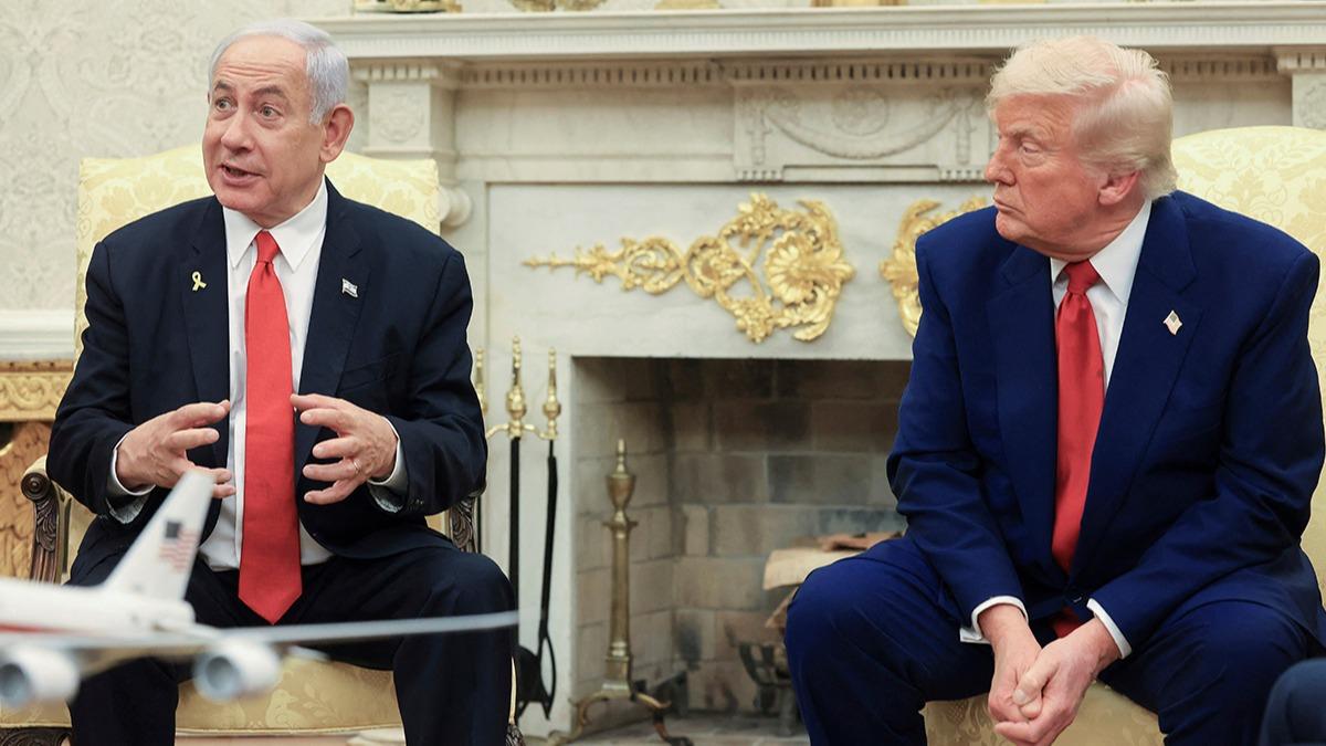 Saf d kalmaktan rahatsz oldu: Netanyahu'dan Trump'a kar zel ekip