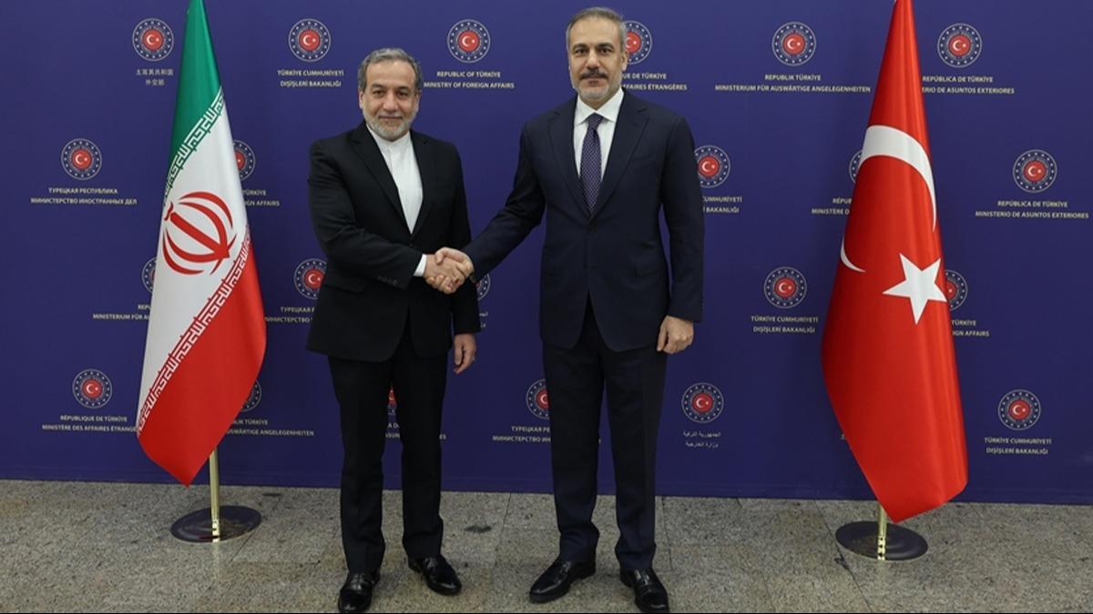 Bakan Fidan ile Eraki arasnda nkleer mzakere grmesi