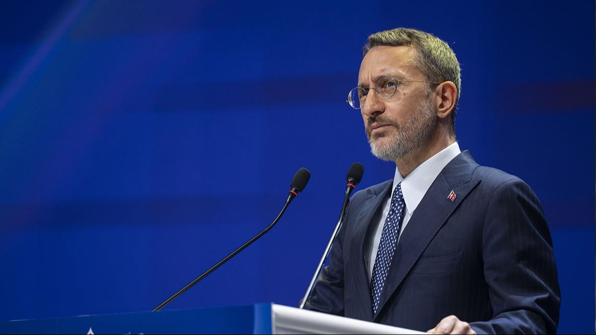 Fahrettin Altun'dan dnyaya net mesaj: Mazlumun yannda zalimin karsnda duracaz