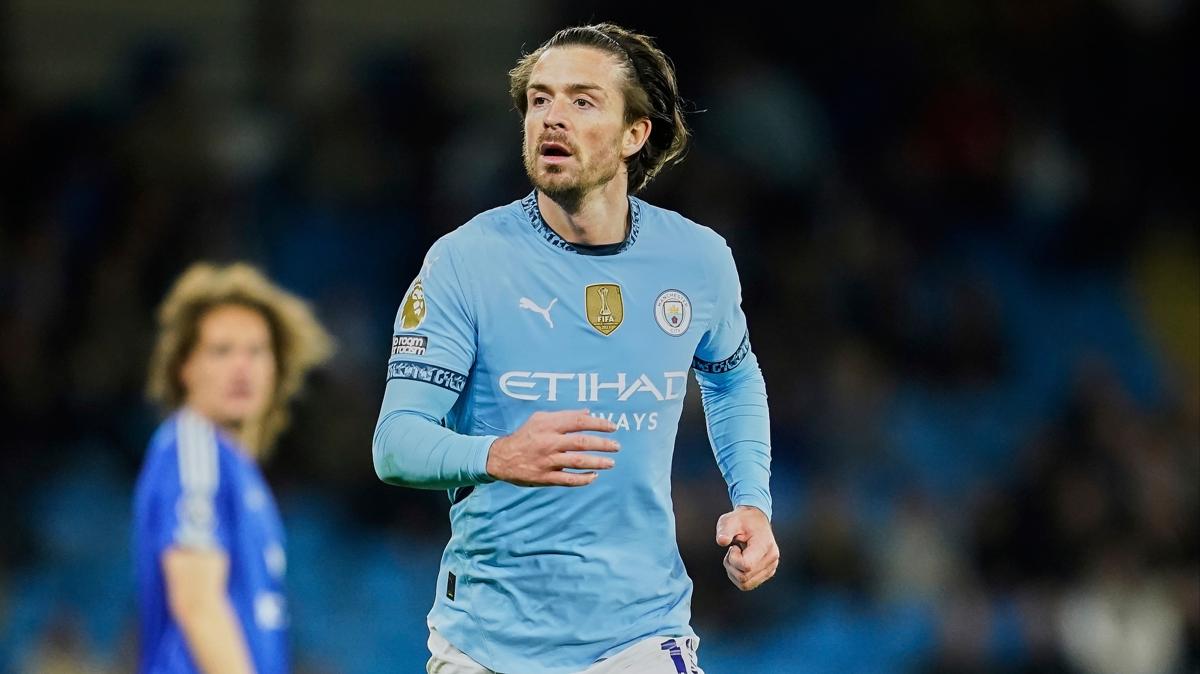 Jack Grealish'e Manchester City'den ayrl ars