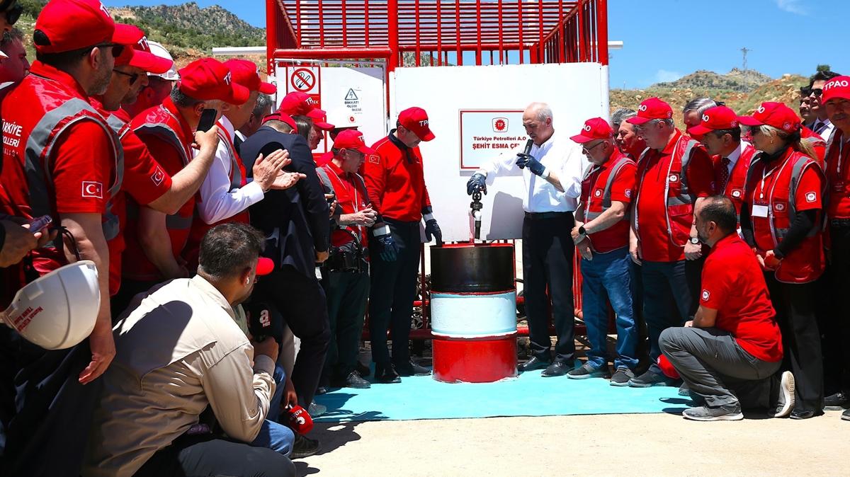 TBMM Bakan Kurtulmu, rnak Gabar Da'ndaki petrol akn izledi